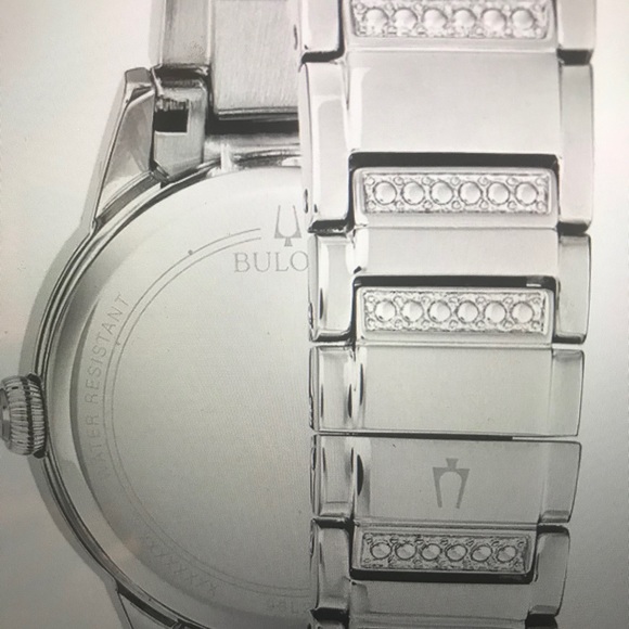 COPY - Bulova Women’s Turnstyle Crystal Accent Watch 32mm - Picture 4 of 9